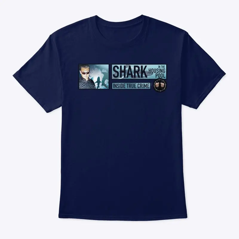 Shark in the housing pool tee